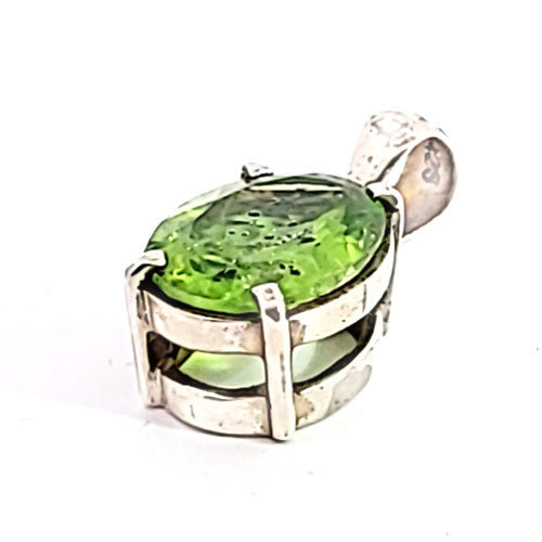 Peridot Anhänger facettiert  - 3