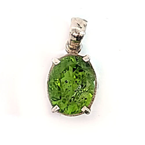 Peridot Anhänger facettiert  - 1