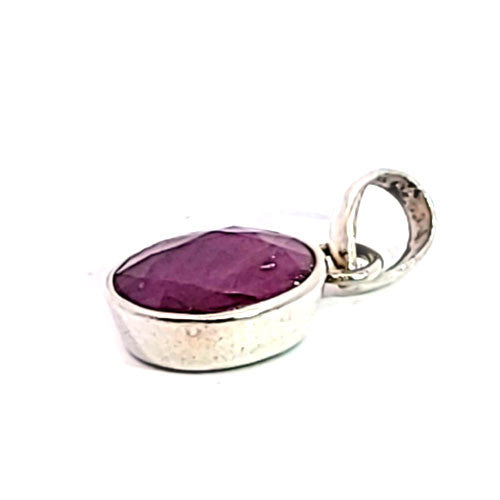 Anhänger Rubin facettiert  - 2