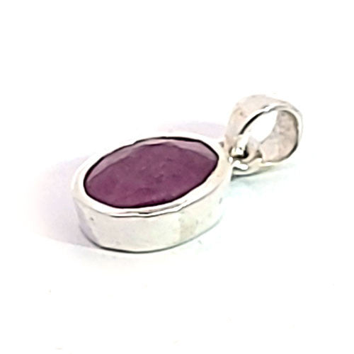 Anhänger Rubin facettiert  - 2