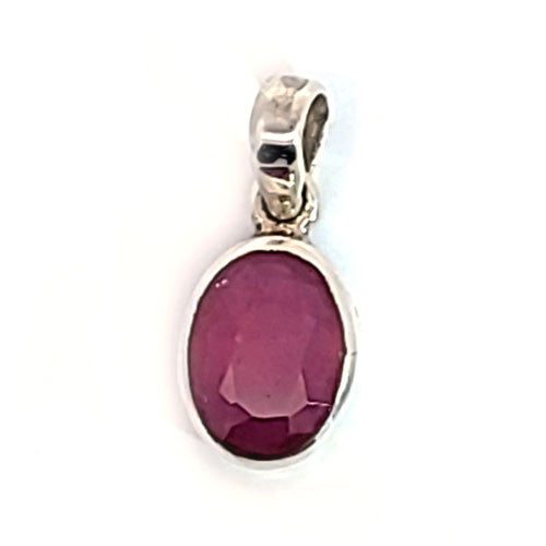 Turmalin rosarot (Rubellit) Anhänger  - 1