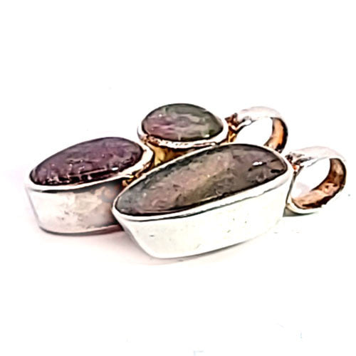 Wassermelonen-Turmalin Design Anhänger facettiert  - 3