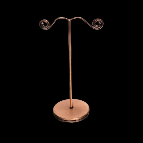 Ohrringständer Metall kupferfarben  - 1