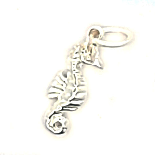 Seepferdchen Anhänger, silber  - 1