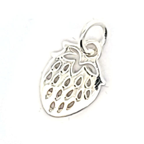 Erdebeere Anhänger, silber  - 2