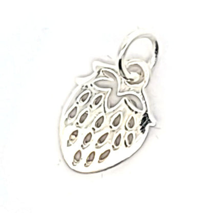 Erdebeere Anhänger, silber  - 2