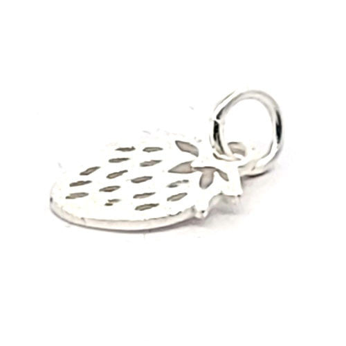 Erdebeere Anhänger, silber  - 3