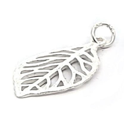 Blatt Anhänger, silber  - 2