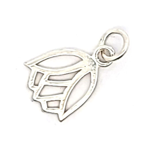 Blüte Anhänger, silber  - 1