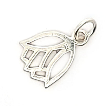 Blüte Anhänger, silber  - 3