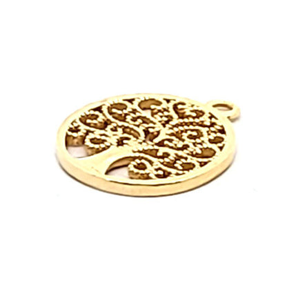 Baum des Lebens Anhänger, silber vergoldet  - 1