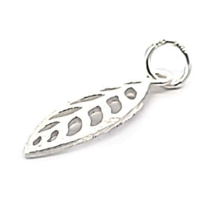 Blatt Anhänger, silber  - 1