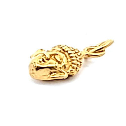 Buddha-Kopf, silber vergoldet  - 1