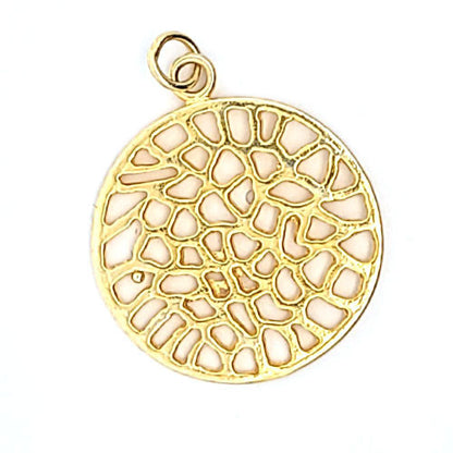 Ornamentaler Anhänger groß, silber vergoldet  - 2