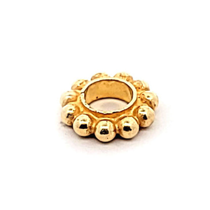 Silber-Bead Blumenrad, vergoldet  - 1