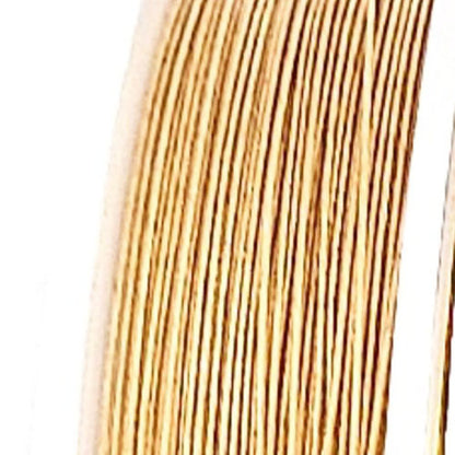 Beadalon Schmuckdraht 19 Stränge metallic gold  - 4