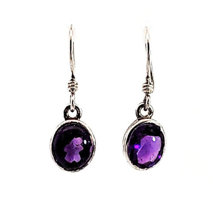 Ohrringe Amethyst facettiert  - 3