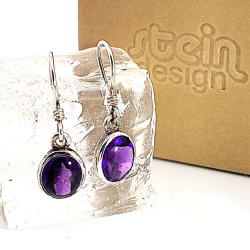 Ohrringe Amethyst facettiert  - 6