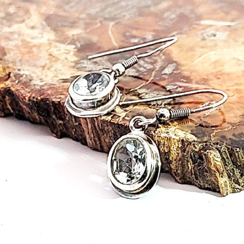 Ohrringe Aquamarin facettiert  - 1