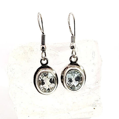 Ohrringe Aquamarin facettiert  - 3