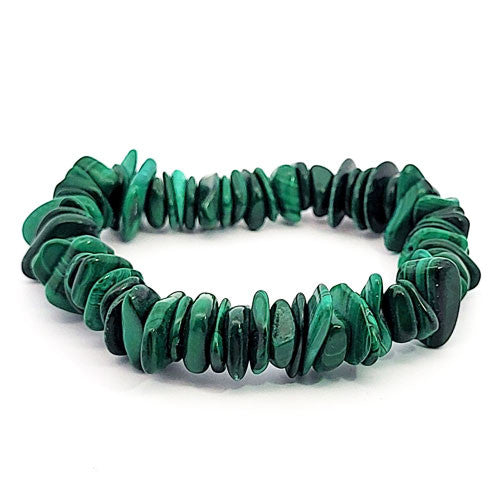 Malachit Armband Chips  - 2