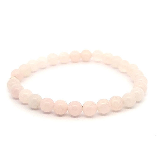 Rosenquarz Armband 6 mm  - 1