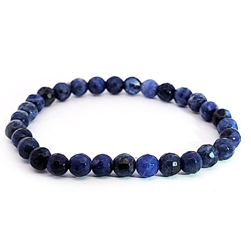 Sodalith Armband 6 mm facettiert  - 1