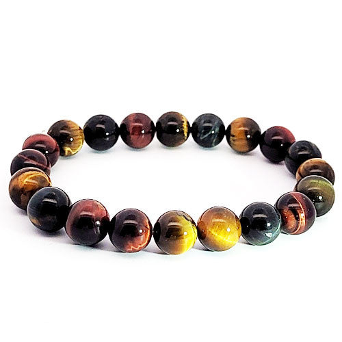 Tigerauge multi Armband 10 mm  - 2