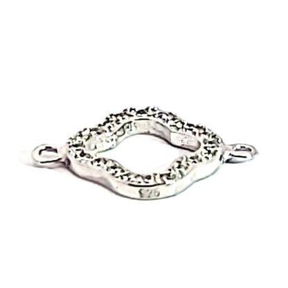 Silberelement rhodiniert mit Zirkonia  - 1