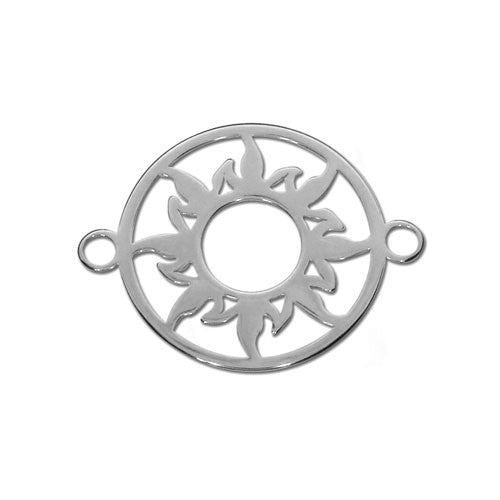 Sonne Silberelement rhodiniert klein  - 1