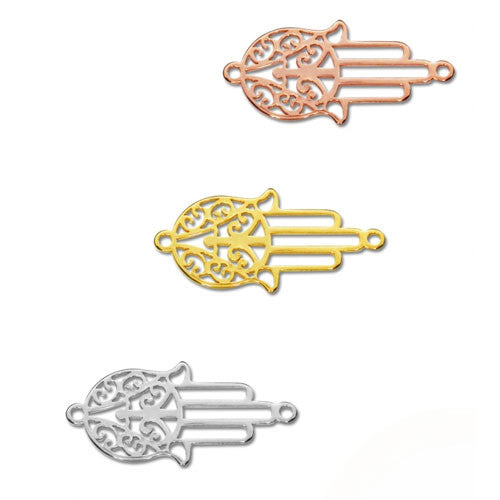 Fatimas Hand Silberelement rhodiniert  - 2