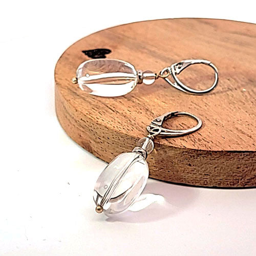 Ohrhänger Bergkristall  - 1