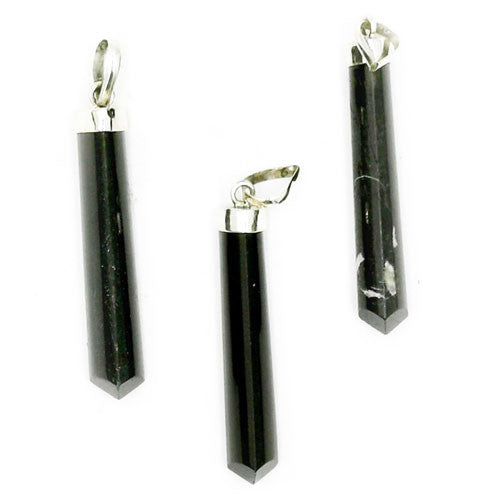 Schörl (Schwarzer Turmalin) Anhänger Steindesign - 4