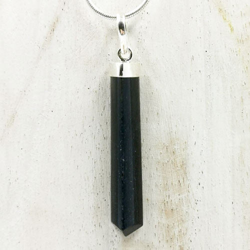 Schörl (Schwarzer Turmalin) Anhänger Steindesign - 5