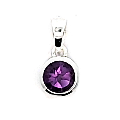Amethyst Anhänger mini Steindesign - 1