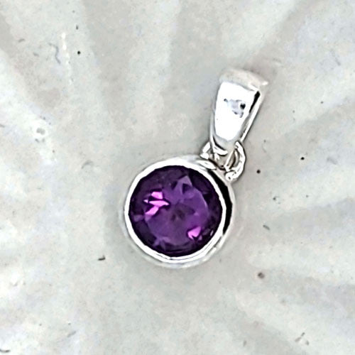 Amethyst Anhänger mini Steindesign - 3