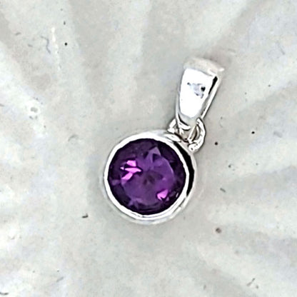 Amethyst Anhänger mini Steindesign - 3