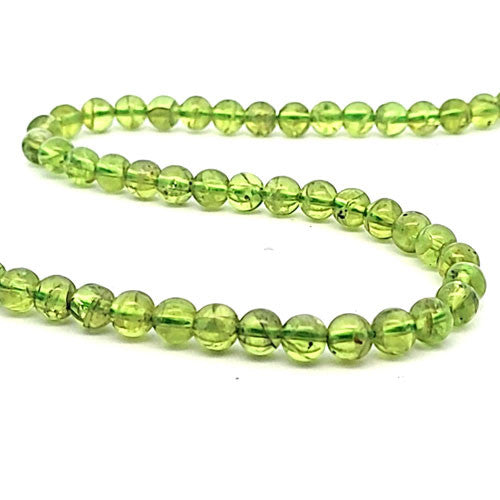 Peridot Kugelstrang 6 mm  - 1