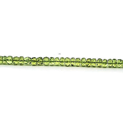 Peridot, Button facettiert 6 mm  - 3