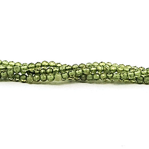 Peridot facettiert Strang 2,5 mm  - 2