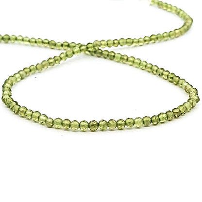 Peridot facettiert Strang 2,5 mm  - 1