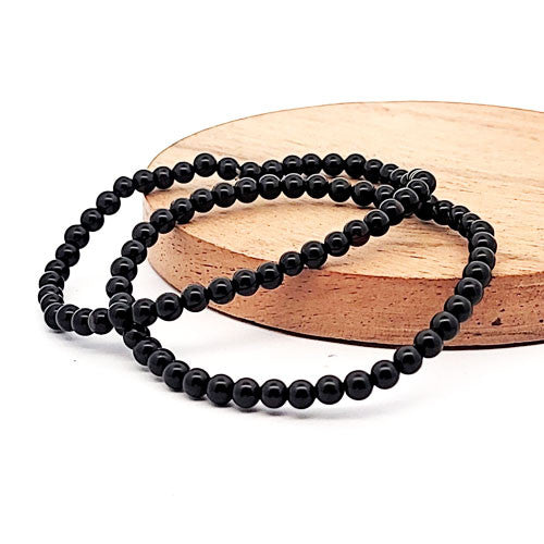 Onyx Kugelarmband 4 mm  - 1