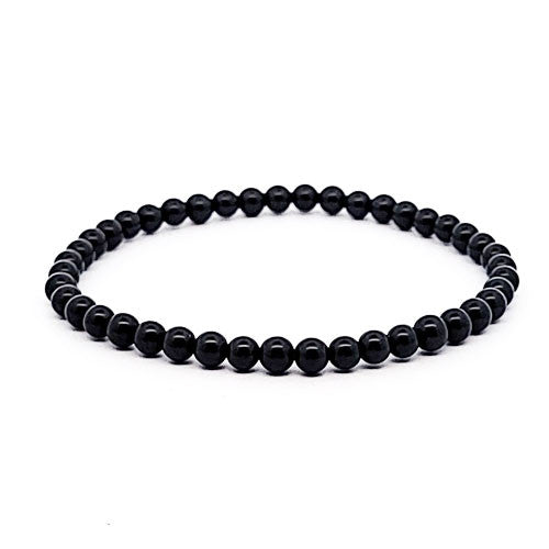 Onyx Kugelarmband 4 mm  - 2