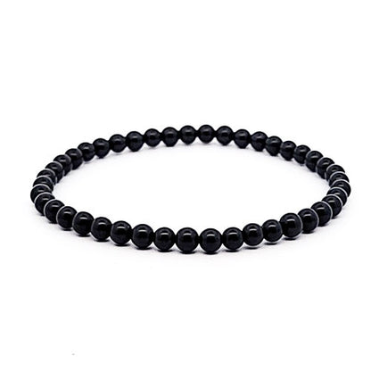 Onyx Kugelarmband 4 mm  - 2