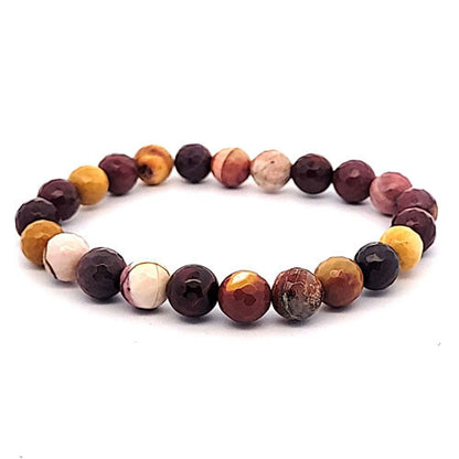 Mookait Armband 8 mm facettiert  - 2