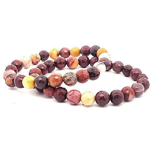 Mookait Armband 8 mm facettiert  - 3