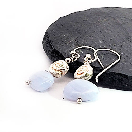 Ohrhänger Chalzedon  - 1