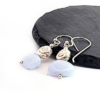 Ohrhänger Chalzedon  - 1