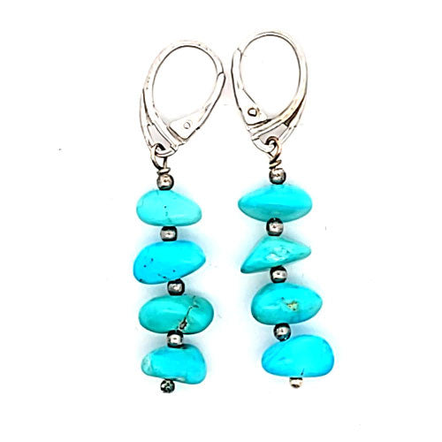 Ohrhänger Türkis  - 2