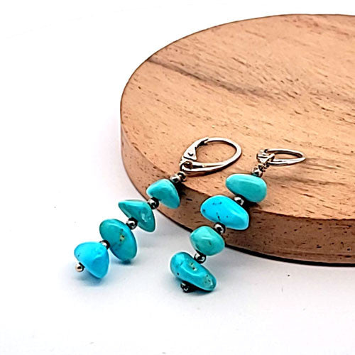 Ohrhänger Türkis  - 1